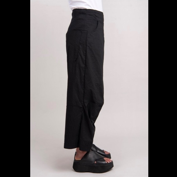RUNDHOLZ BLACK LABEL Drop Crotch Trousers Black Size M - Picture 2 of 14